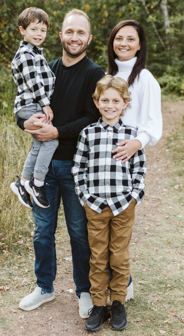 Josh Bellamy and family